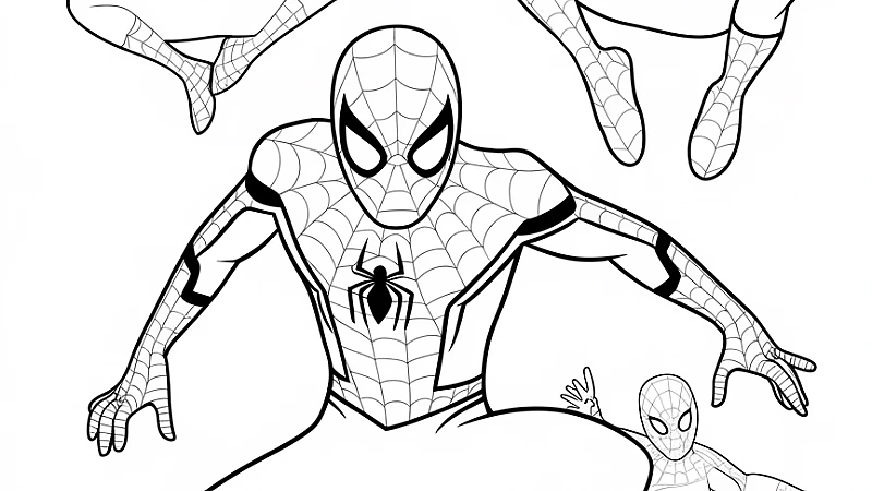 Discover Fun and Creative Black Spiderman Coloring Pages