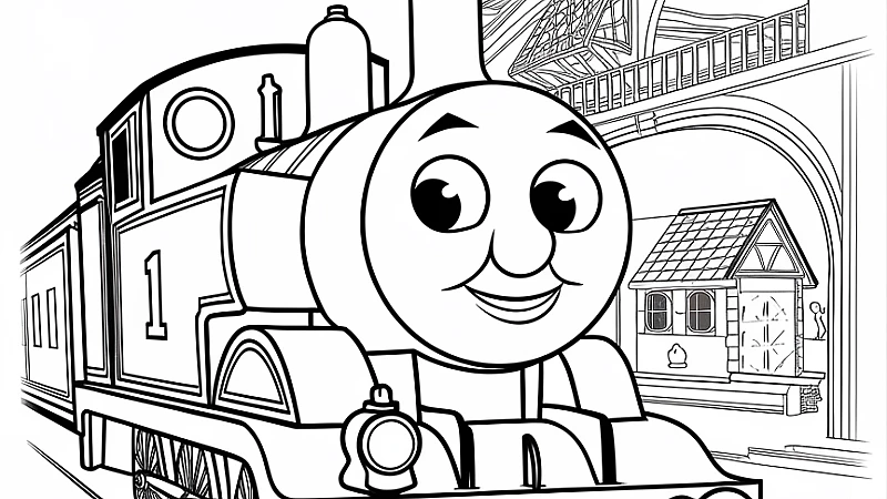 Explore the World of Thomas and Friends Coloring Pages