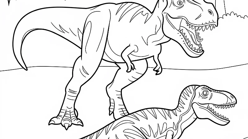 Explore the Exciting World of Jurassic World Coloring Pages