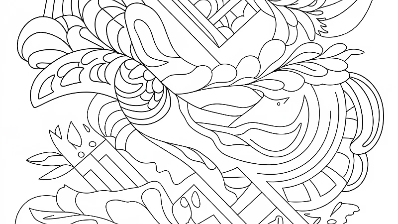 Explore the Beauty of Intricate Coloring Pages