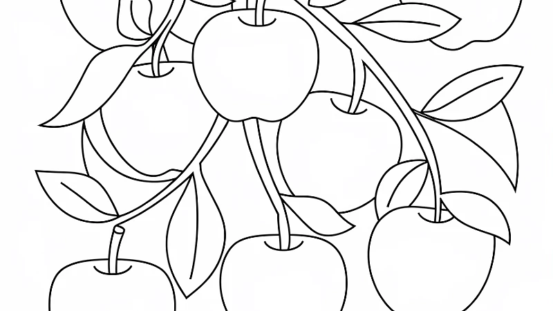 Discover the Joy of Apple Coloring Sheets for Kids