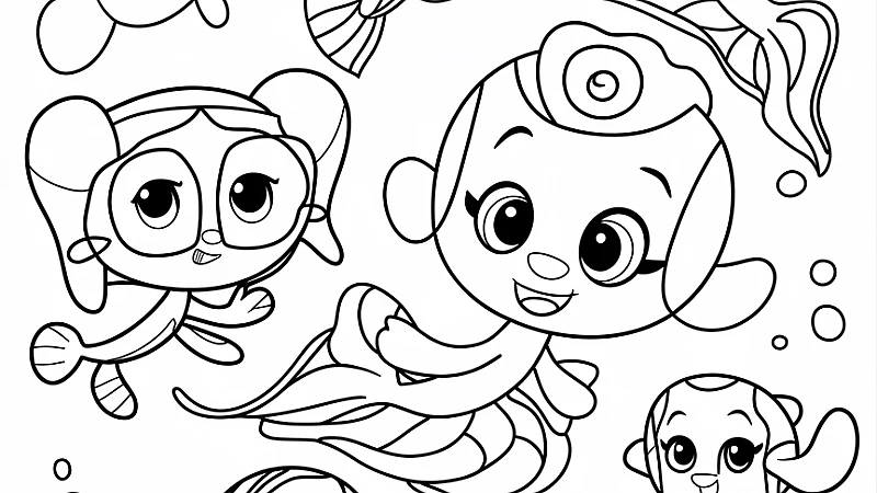 Bubble Guppies Coloring Pages: Fun for All Ages!