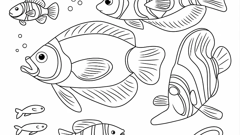 Explore the World of Fish Coloring: A Fun and Relaxing Activity