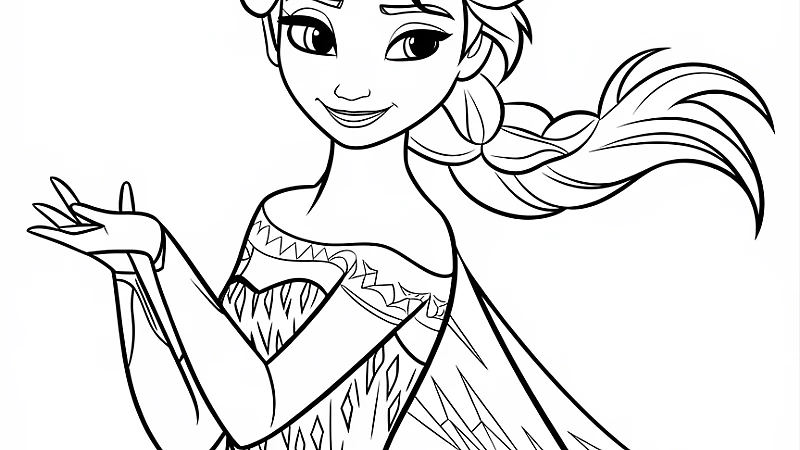 Color Your World with an Elsa Coloring Sheet