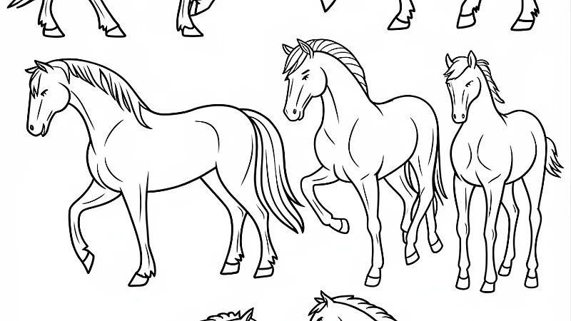 Explore the Joy of Creativity with a Horse Coloring Book