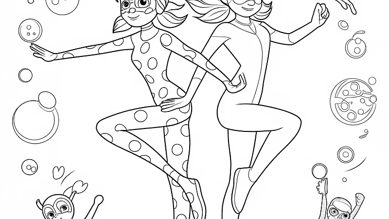 Discover the Magic of the Miraculous Ladybug Coloring Book