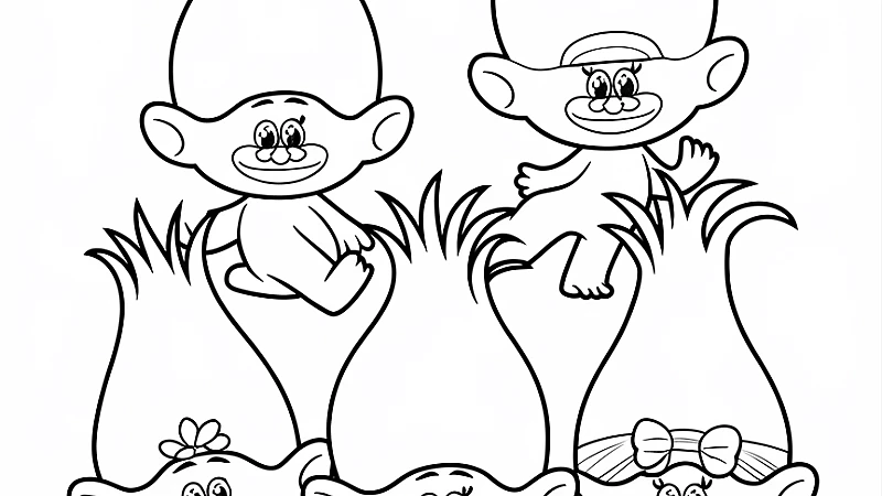 Troll Coloring Pages: Unleash Your Creativity with Fun Designs