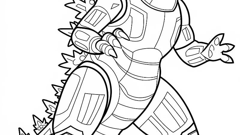 Discover the Best Mechagodzilla Coloring Pages for Fans of All Ages