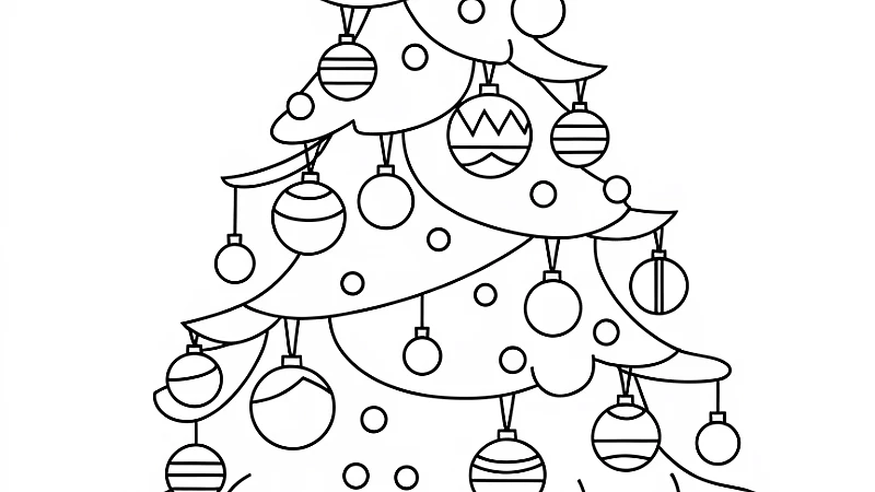 Discover the Joy of Christmas Tree Printable Coloring Pages