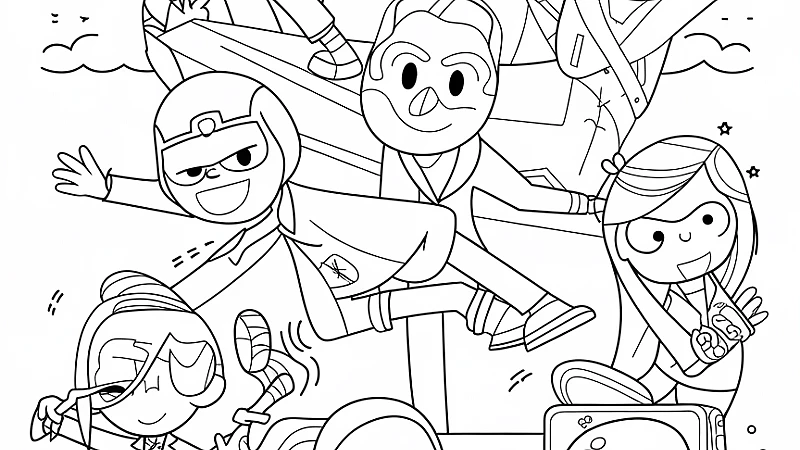 Discover Fun with Among Us Coloring Page for Creative Kids