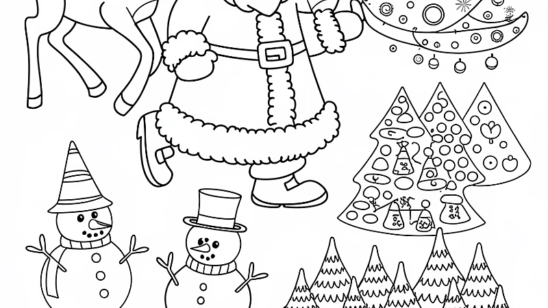 Free Christmas Coloring Pages: Festive Fun for Everyone