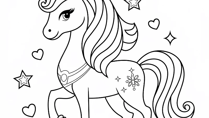 Bringing Magic to Life with Princess Unicorn Coloring Page