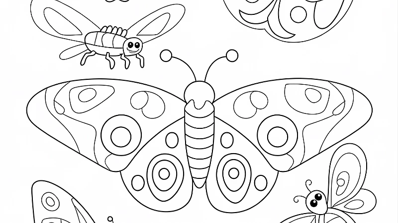 Exploring the World of Bug Coloring Pages: Fun for Kids and Adults