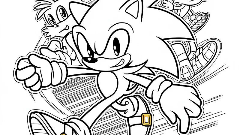 Sonic Movie Coloring Pages: Unleash Your Creativity with Sonic
