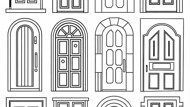 Engaging Roblox Doors Coloring Pages for Creative Fun