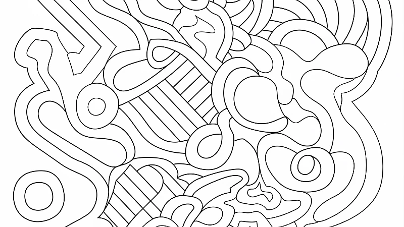 Tangled Coloring Page - Unleash Your Creativity