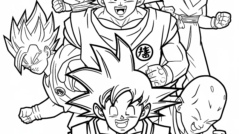 Dragon Ball Z Coloring Pages: Unleash Your Creativity