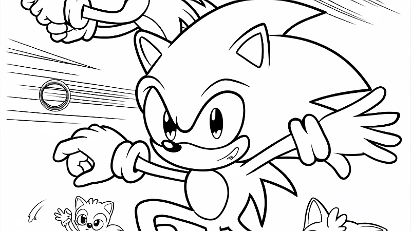 Sonic the Hedgehog Movie Coloring Pages: Fun for All Ages