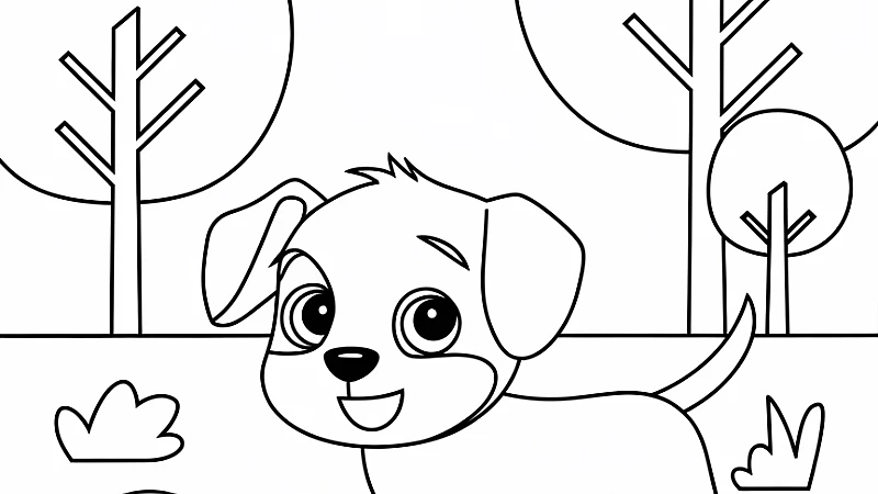 Puppy Coloring: A Fun and Creative Way to Engage Young Minds