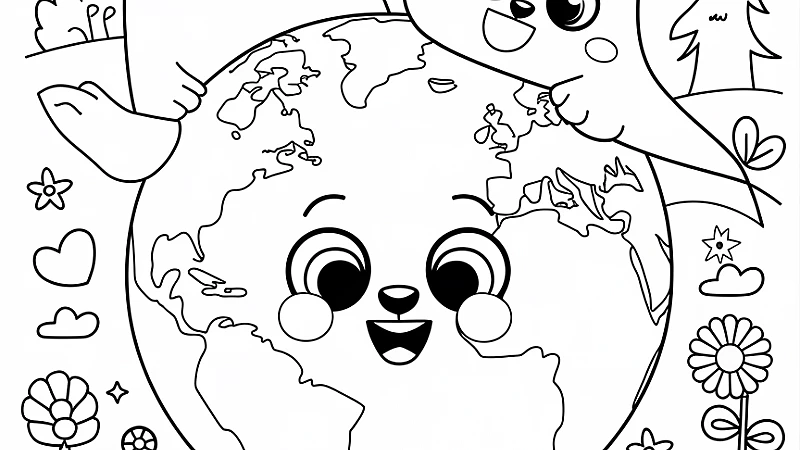 Celebrate Earth Day with Fun and Creative Earth Day Coloring Pages