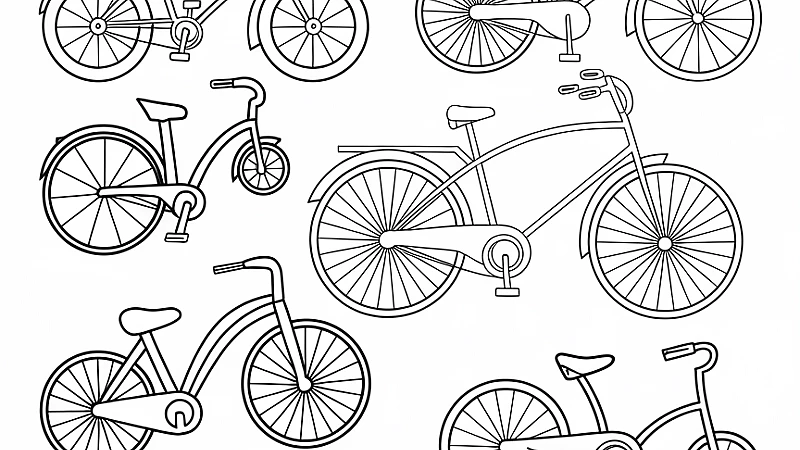 Explore Fun and Creativity with Bike Coloring Pages