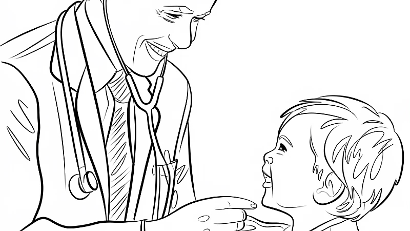 Explore the World of Doctor Coloring Pages for Kids