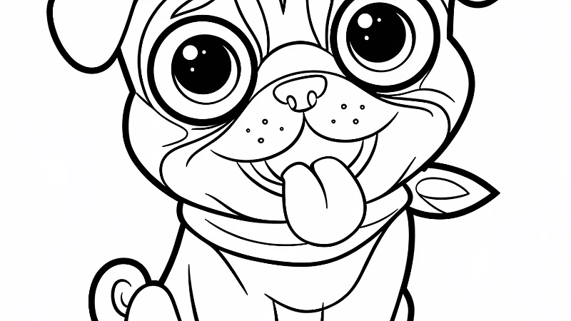 Explore the Fun of Pug Coloring Pages: A Creative Adventure
