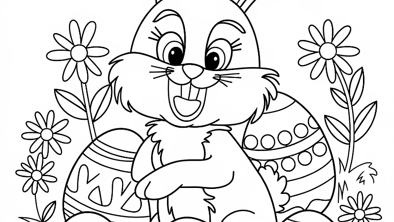 Easter Bunny Coloring Page: Fun and Creativity for Kids