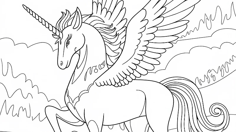 Alicorn Coloring Pages: Unleash Your Creativity and Imagination
