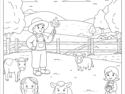 15 Harvest Moon Celebration Coloring Pages (Free PDFs)