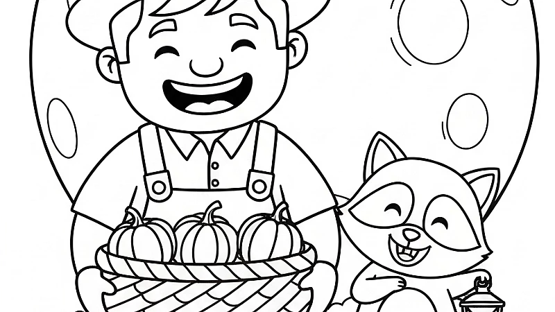 15 Harvest Moon Celebration Coloring Pages (Free PDF)