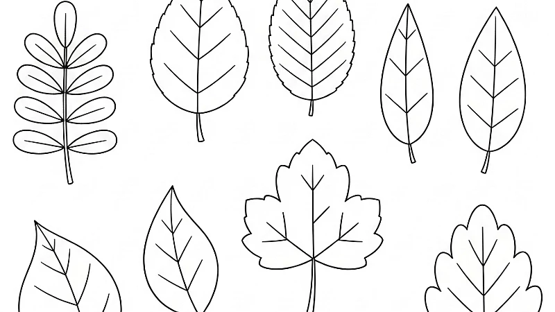 15 Autumn Leaf Designs Coloring Pages (Free PDFs)