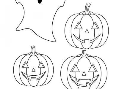 Incredible Halloween Pumpkin Carving Ideas Coloring Page